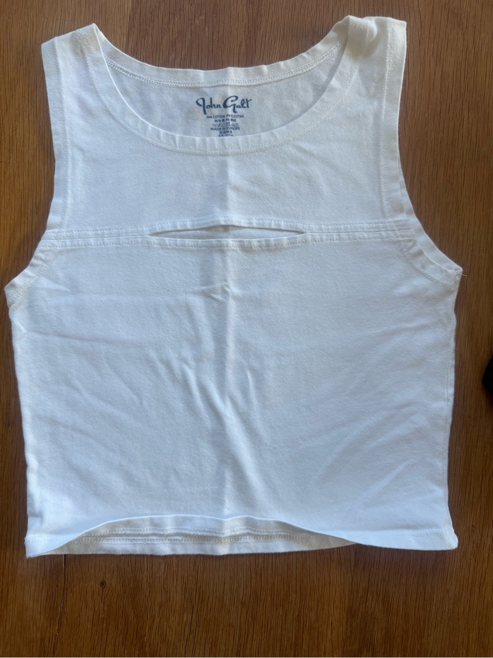 Brandy Melville J. Galt White Natasha Tank Top